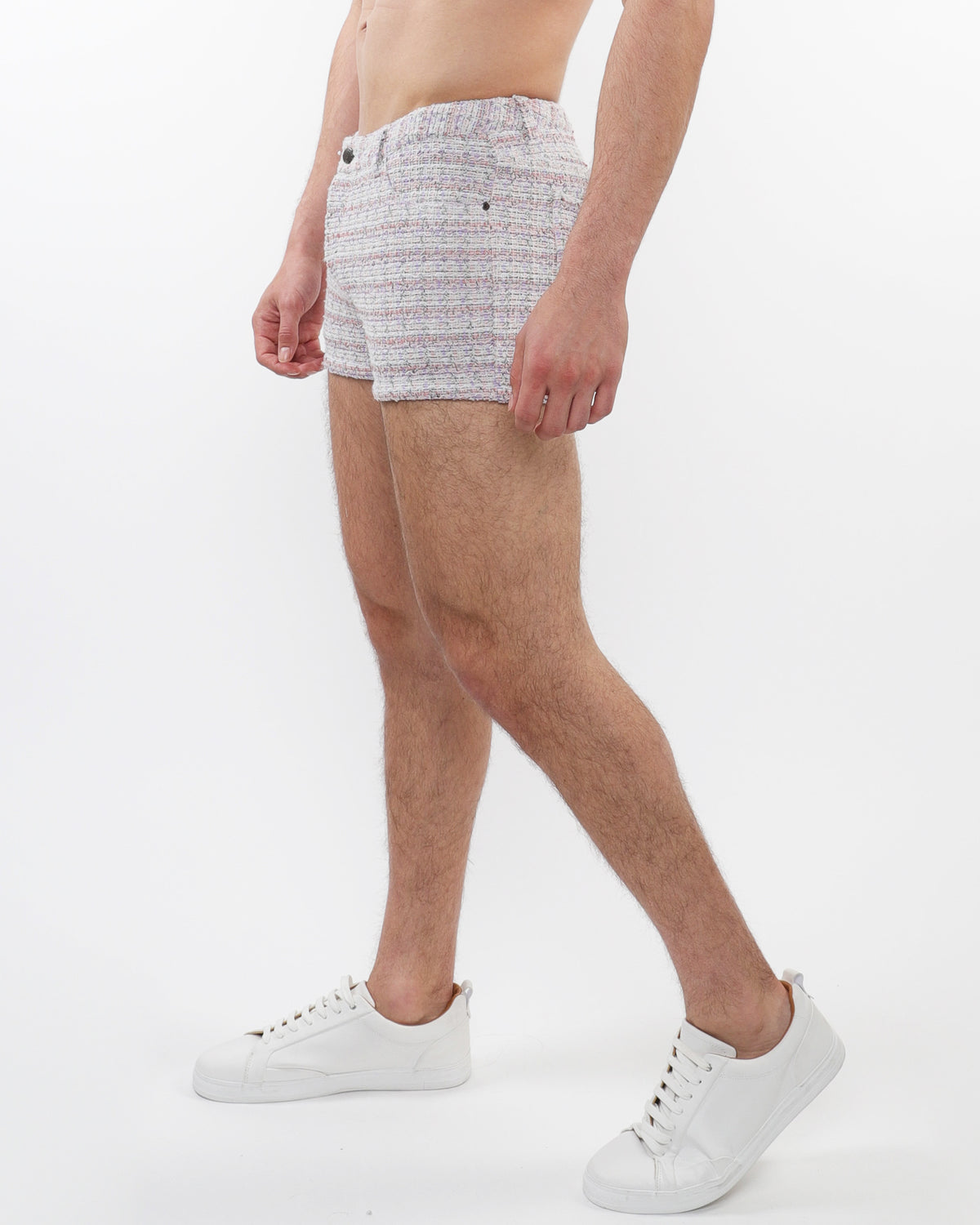 St33le Limited Edition Lilac/Pink Tweed 3" Jacquard Short