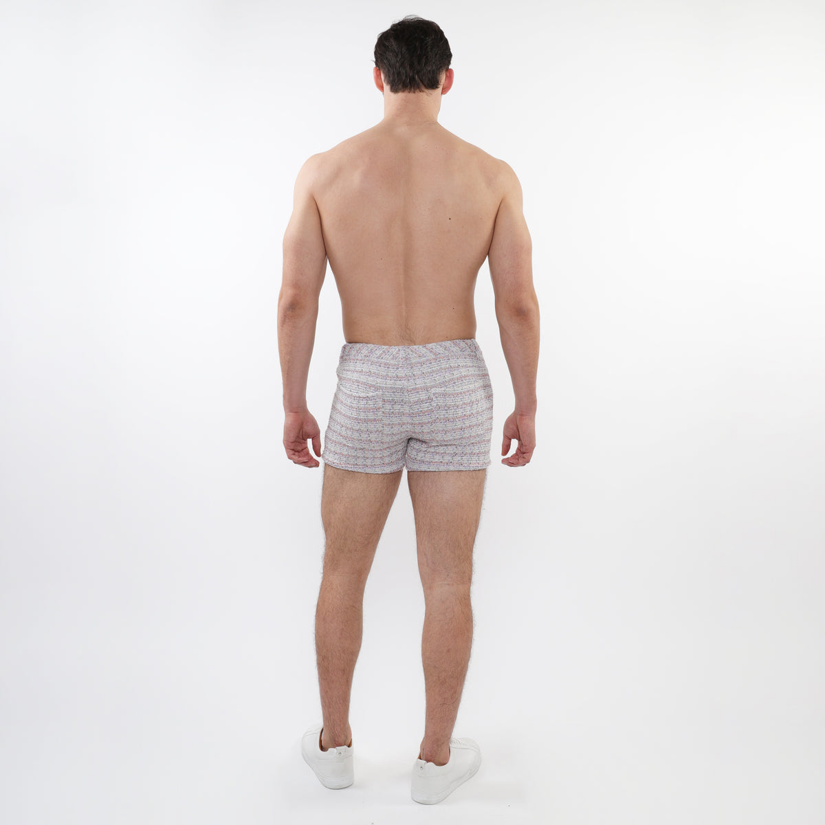 St33le Limited Edition Lilac/Pink Tweed 3" Jacquard Short