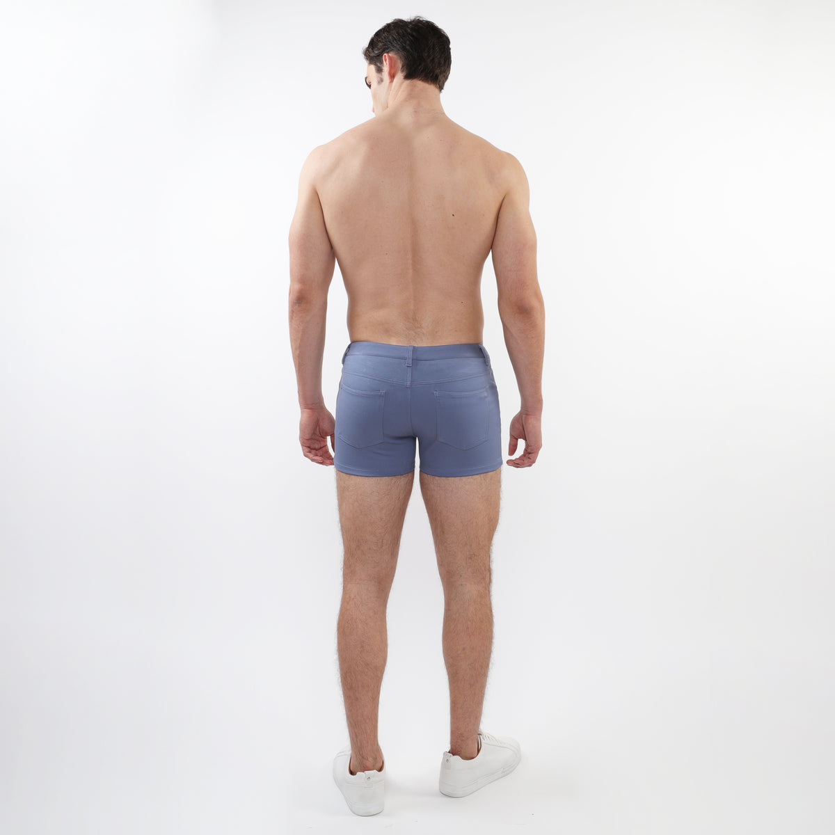 St33le Atlantic Blue 3" Solid Knit Short