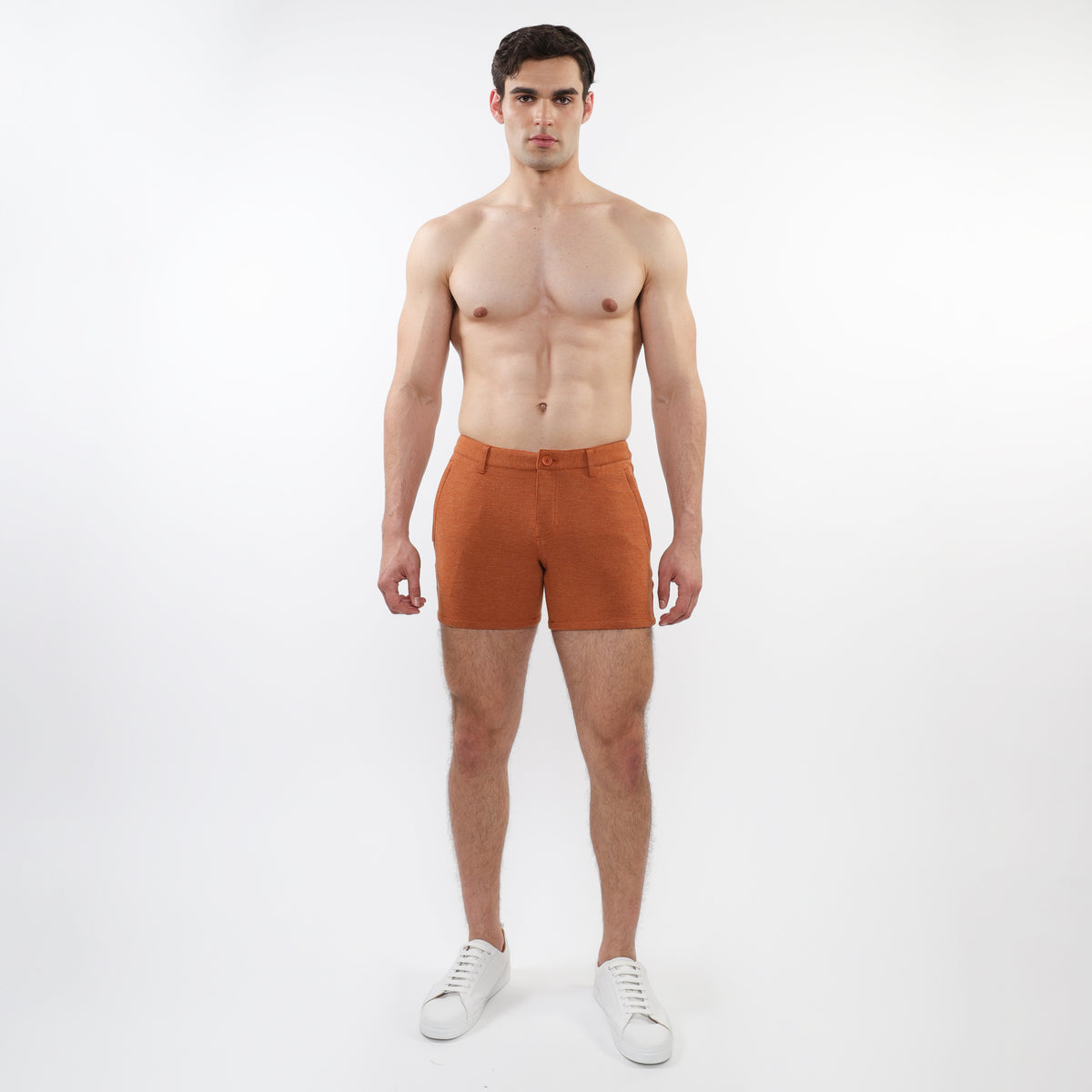 St33le Rust 5" Textured Knit Short