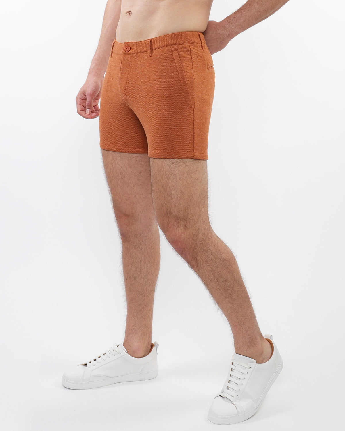 St33le Rust 5" Textured Knit Short