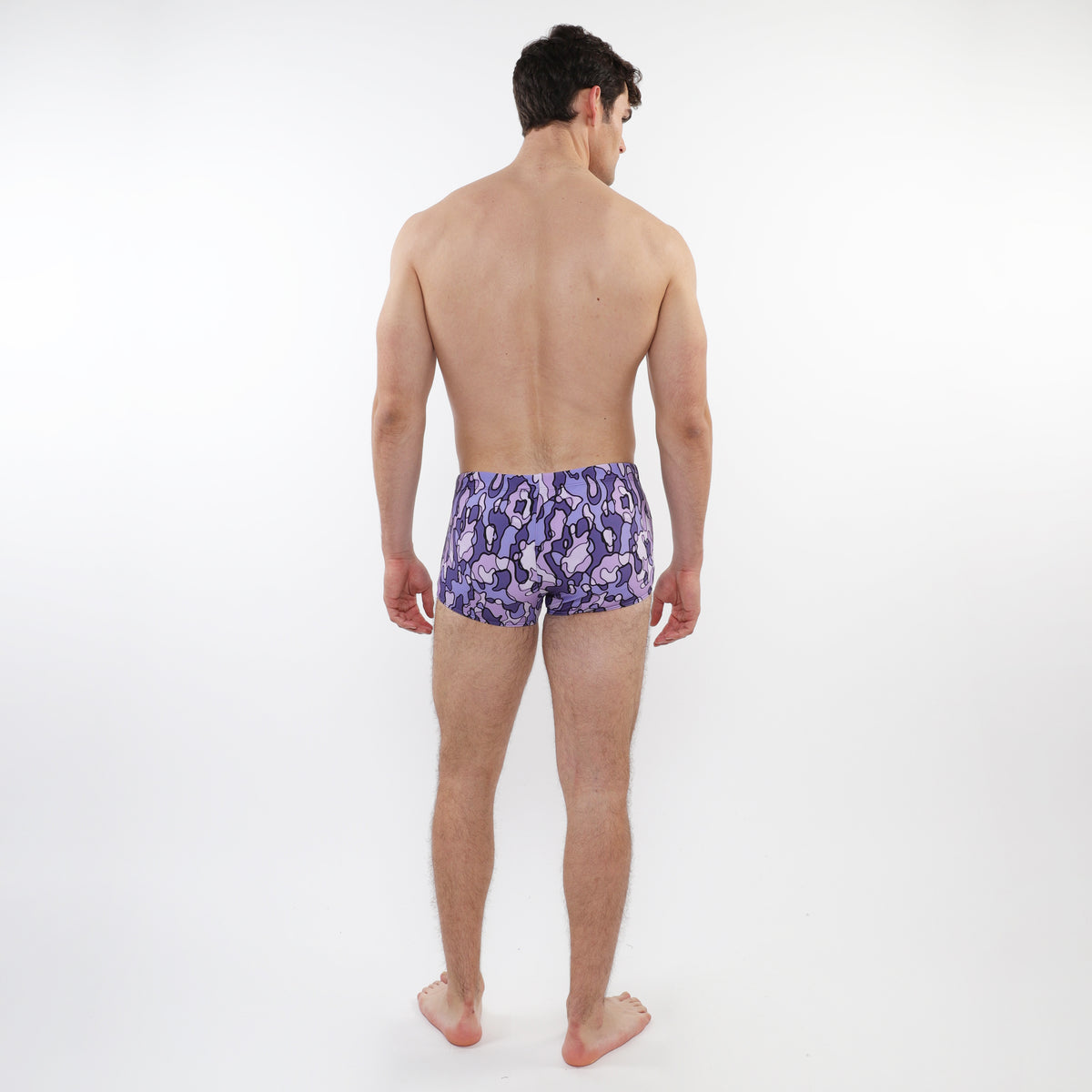 St33le Purple Periwinkle Camo Swim Trunk