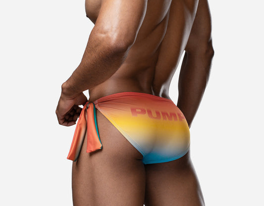 Pump! Sunset Knotty Swim Brief