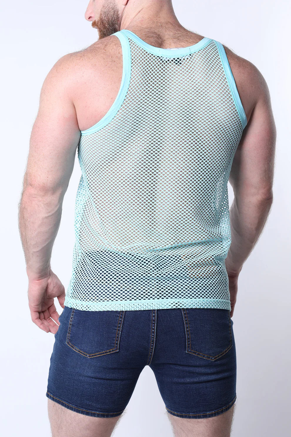 Timoteo Santorini Mesh Tank Top