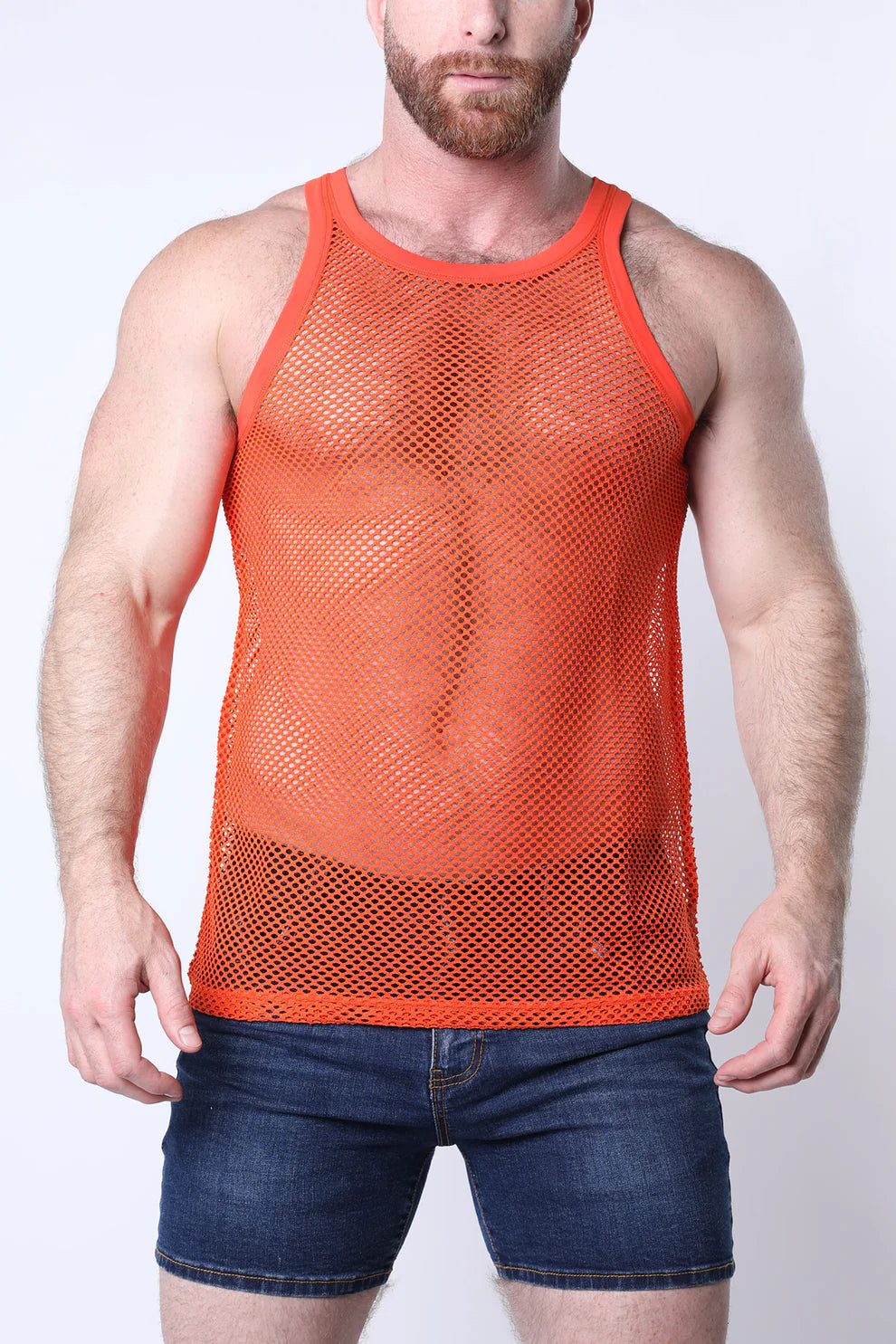 Timoteo Santorini Mesh Tank Top