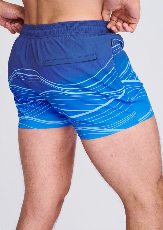 Postmarc Ocean Waves 2.5" Swim Short