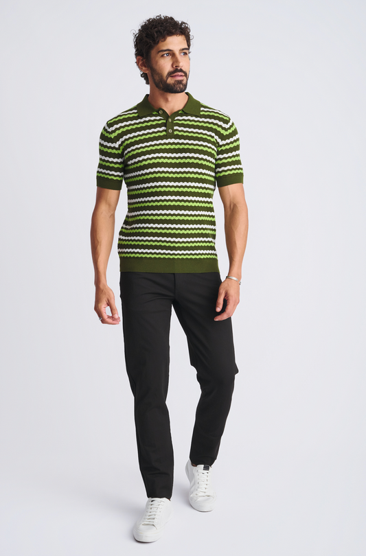 Postmarc Combat Wavy Textured Cotton SS Shirt