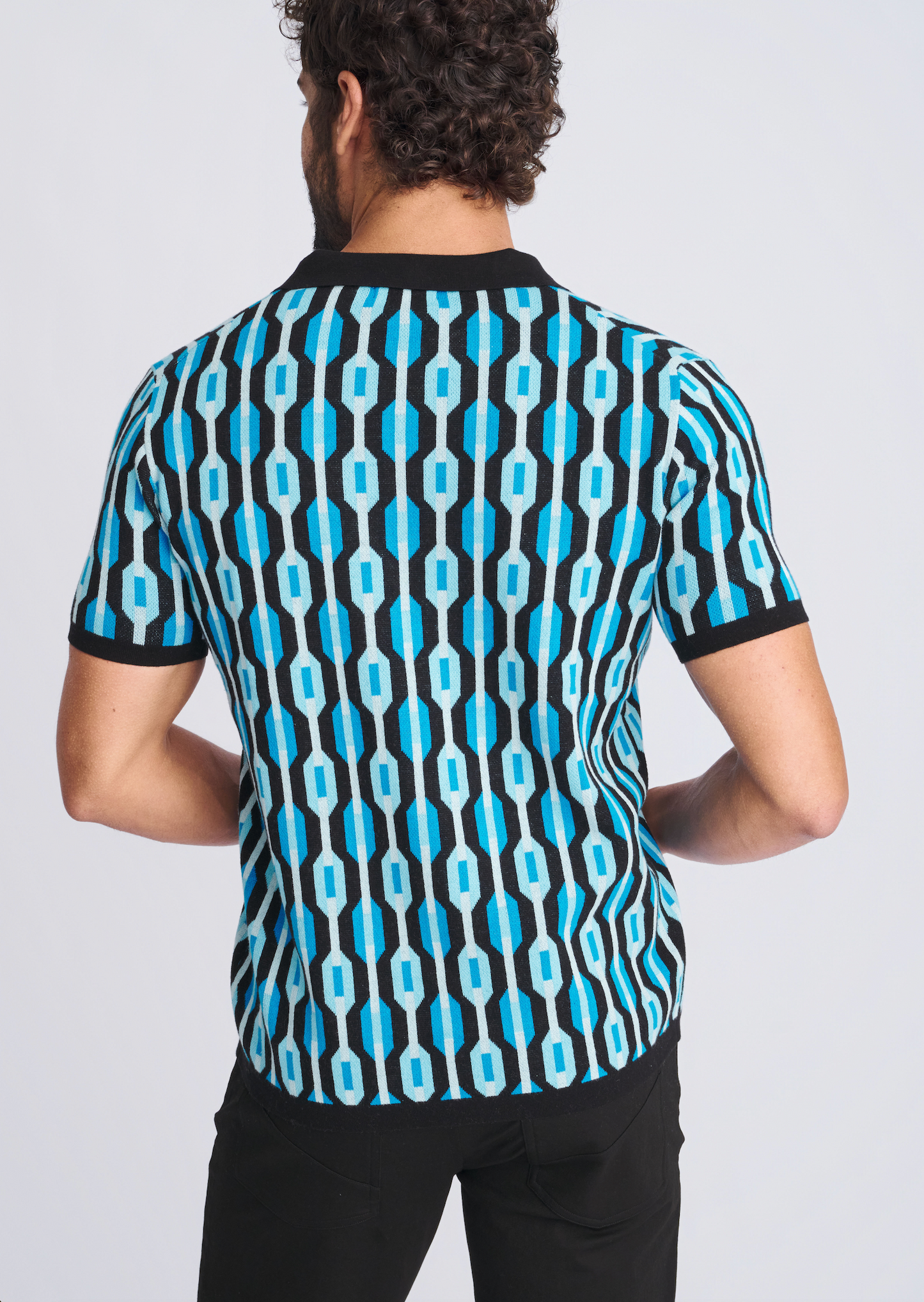 Postmarc Ocean Retro Chain Jacquard SS Shirt