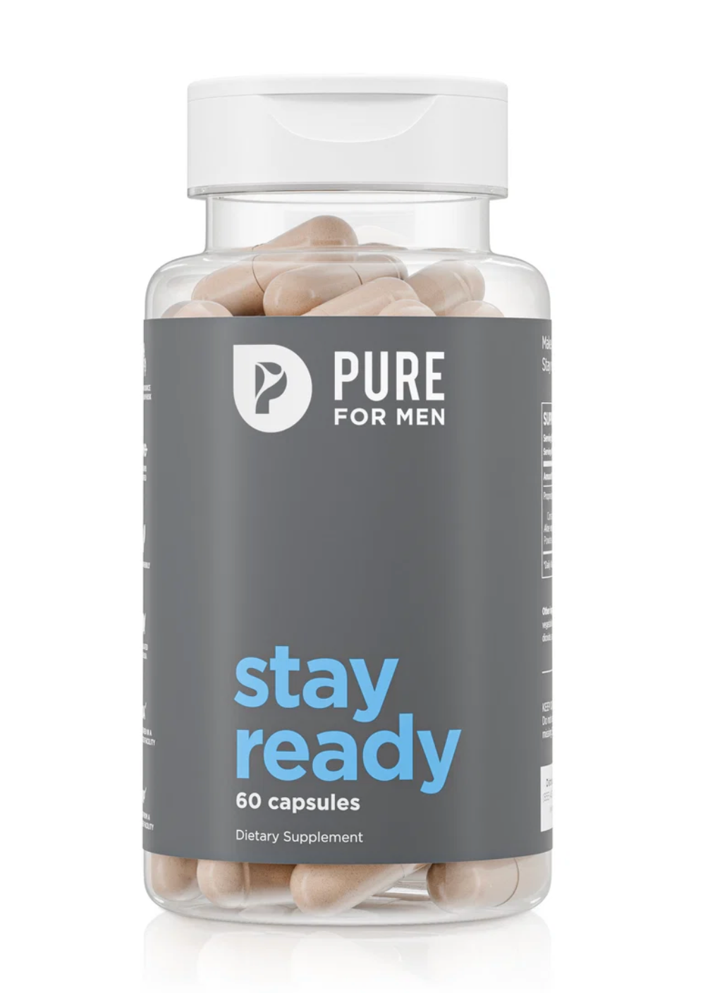 Pure For Men Stay Ready 60CT