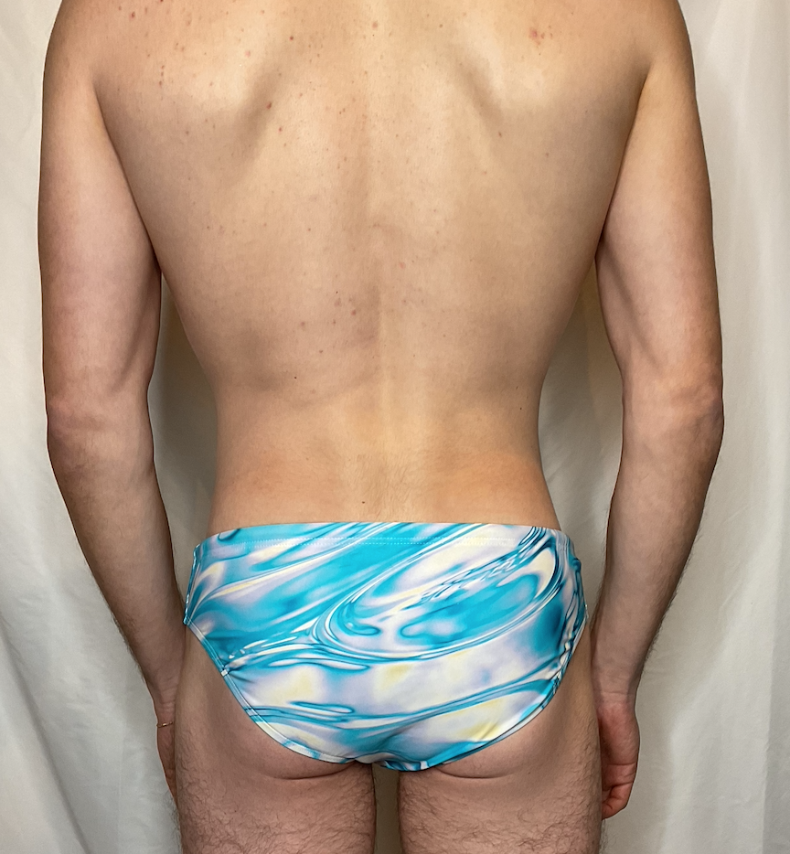 Chris Turk Metallic Swirl Swim Brief