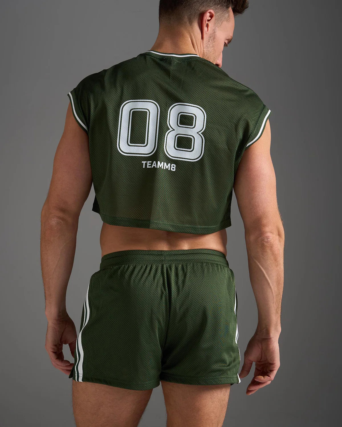 TEAMM8 Fraternity Crop Muscle Tank