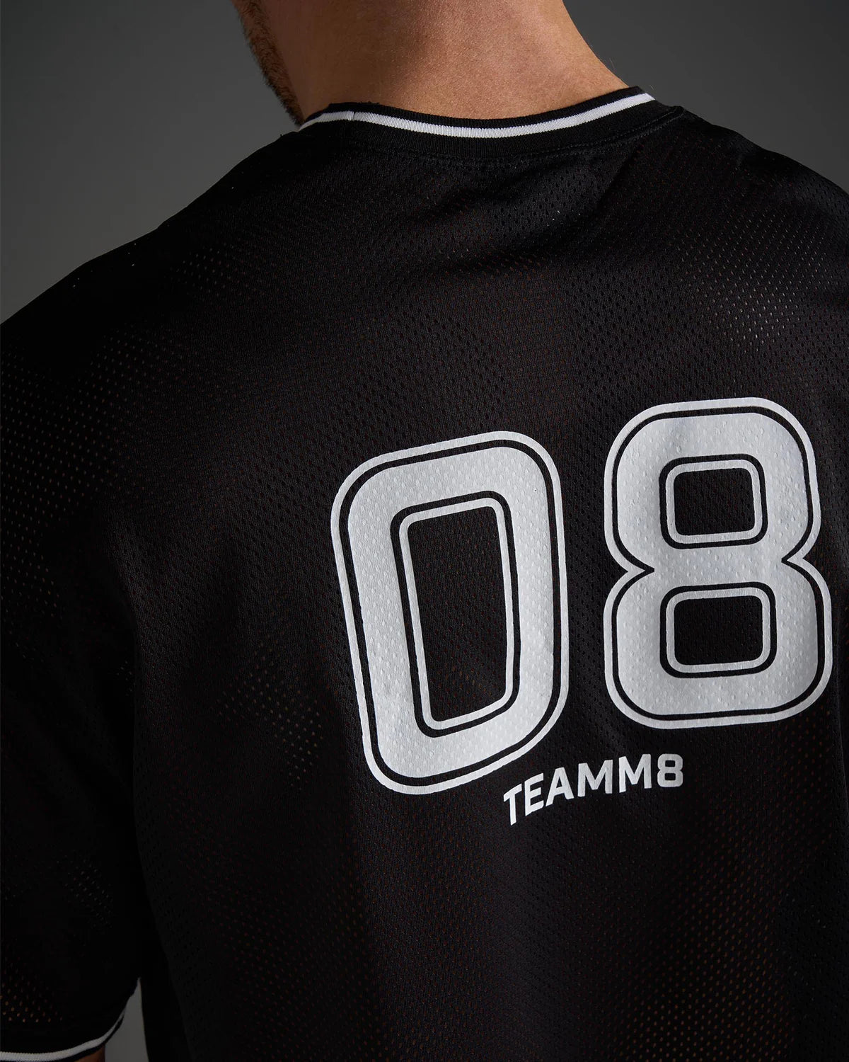 TEAMM8 Fraternity Drop Sleeve Crop Tee