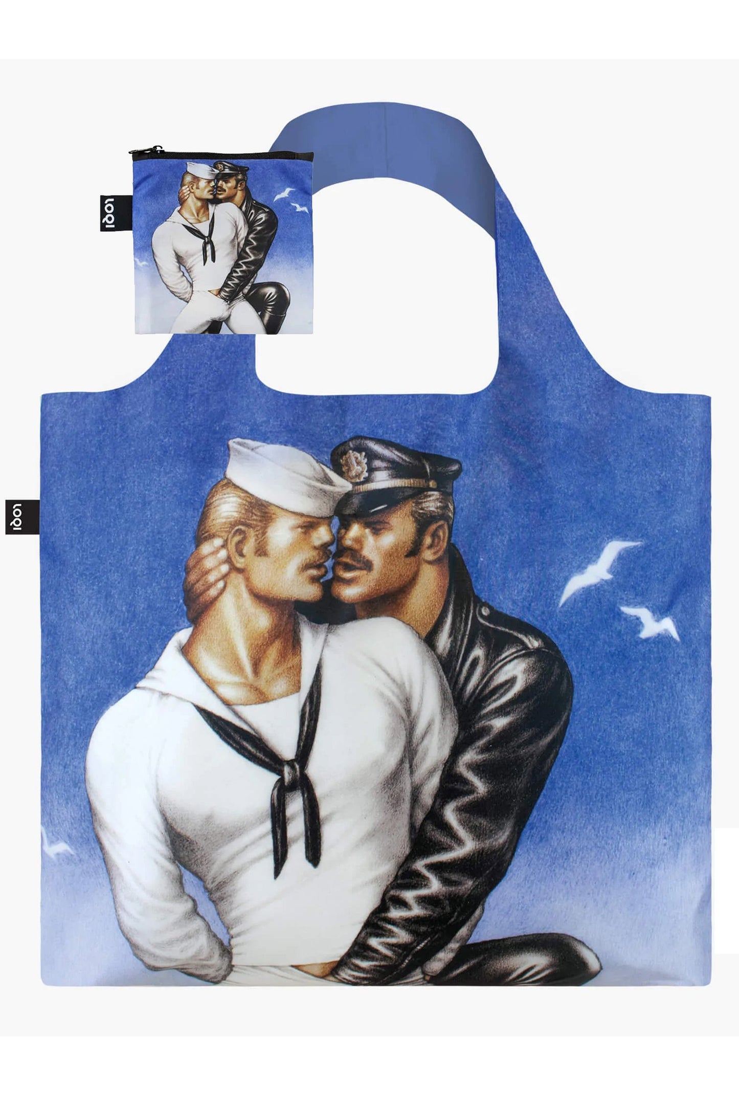 Tom of Finland "Bon Voyage" Recycled Double-Sided Tote Bag