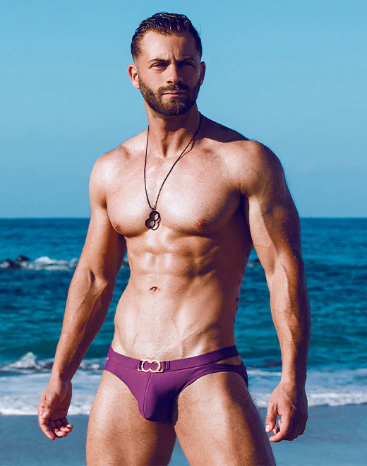 2eros VB12 BLK Label Swim Brief