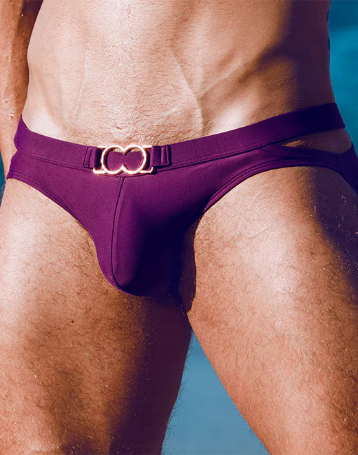 2eros VB12 BLK Label Swim Brief