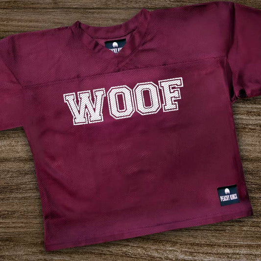Peachy Kings Woof Football Jersey