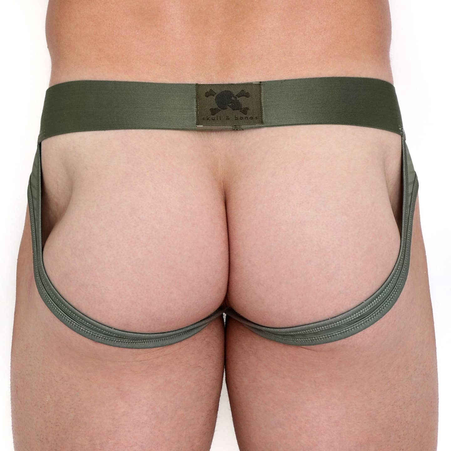 Skull & Bones Stripe Sheer Y-Jock