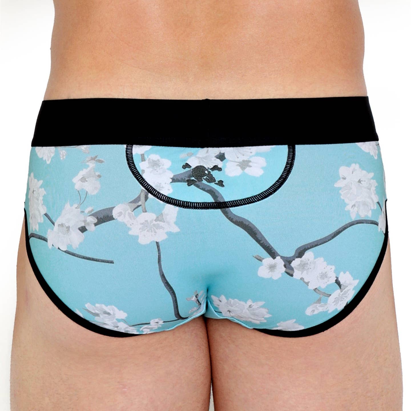 Skull & Bones Cherry Blossom Sky Brief