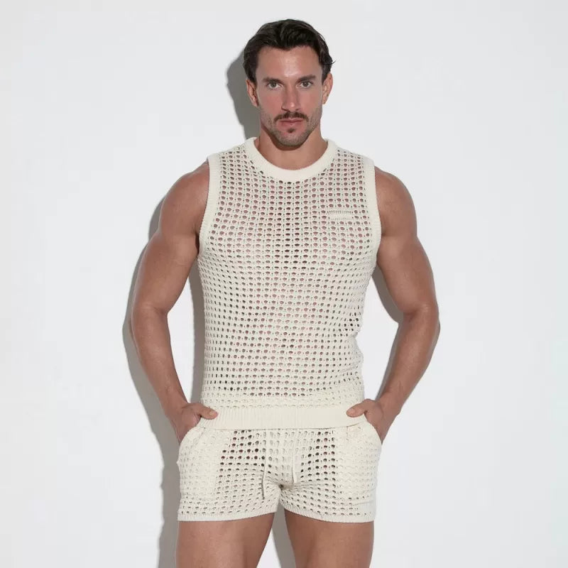 CODE22 Diamond Knit Tank