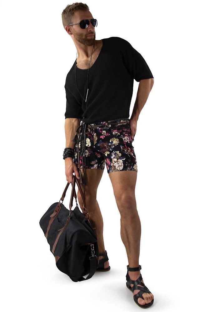Differio Floral Jean Shorts