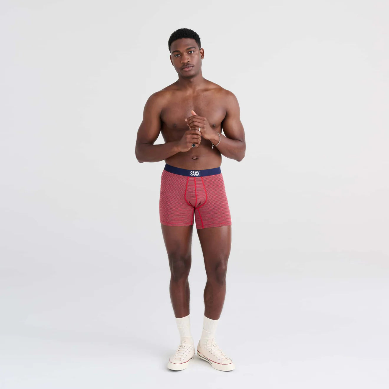 Saxx Vibe Extra Super Soft Cherry Stripe