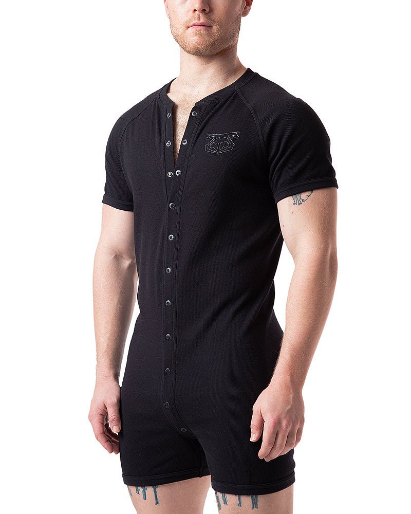 Nasty Pig Cutoff Union Suit Black