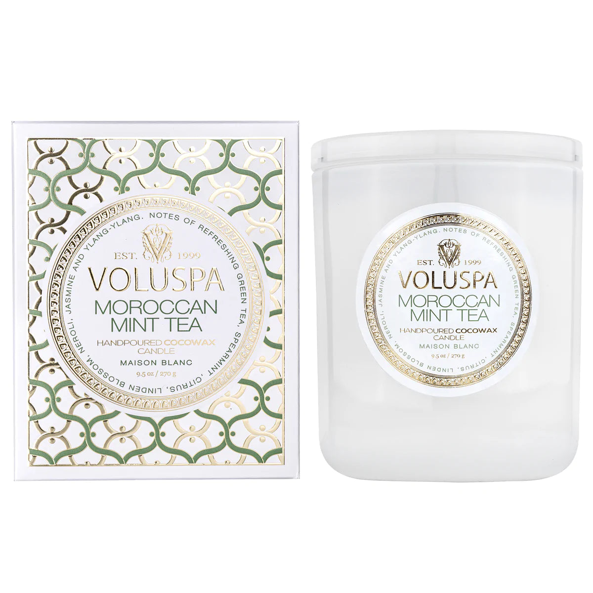 Voluspa Moroccan Mint Tea Candles