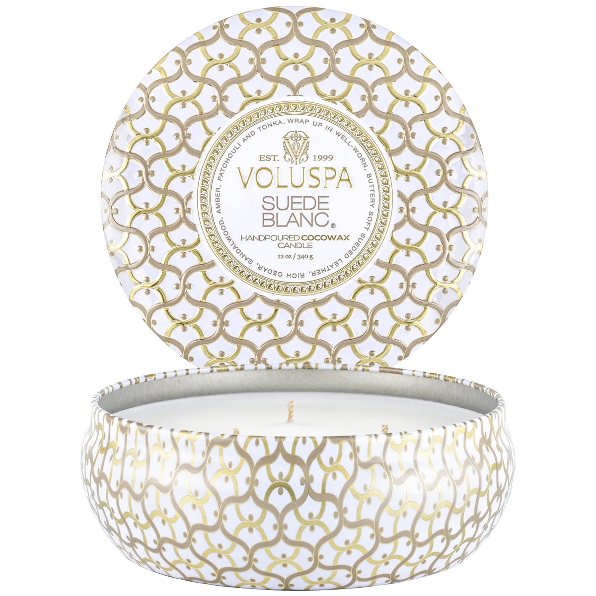 Voluspa Suede Blanc Candles
