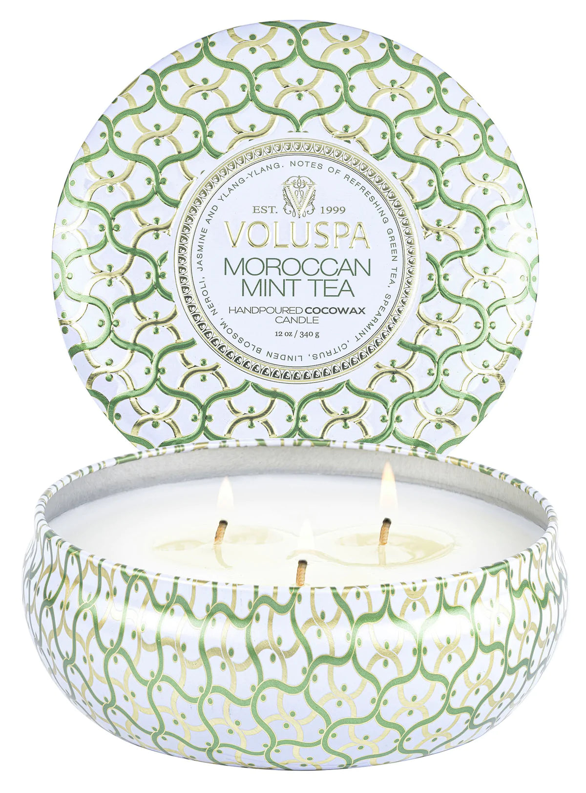 Voluspa Moroccan Mint Tea Candles