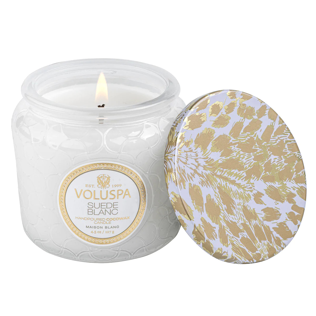 Voluspa Suede Blanc Candles