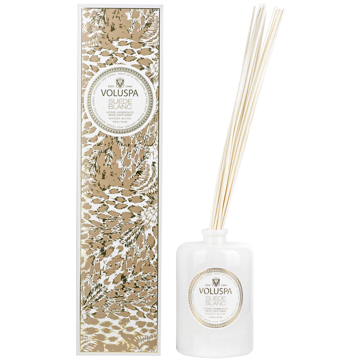 Voluspa Suede Blanc Candles