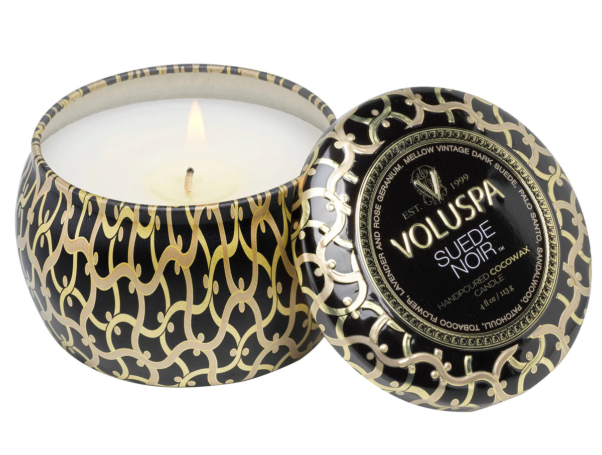 Voluspa Suede Noir Candles