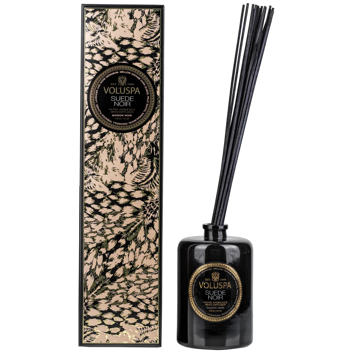 Voluspa Suede Noir Candles