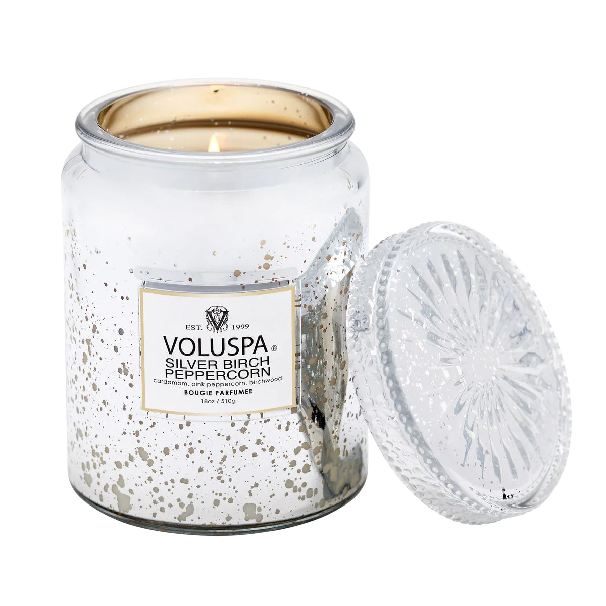 Voluspa Silver Birch Peppercorn Candles