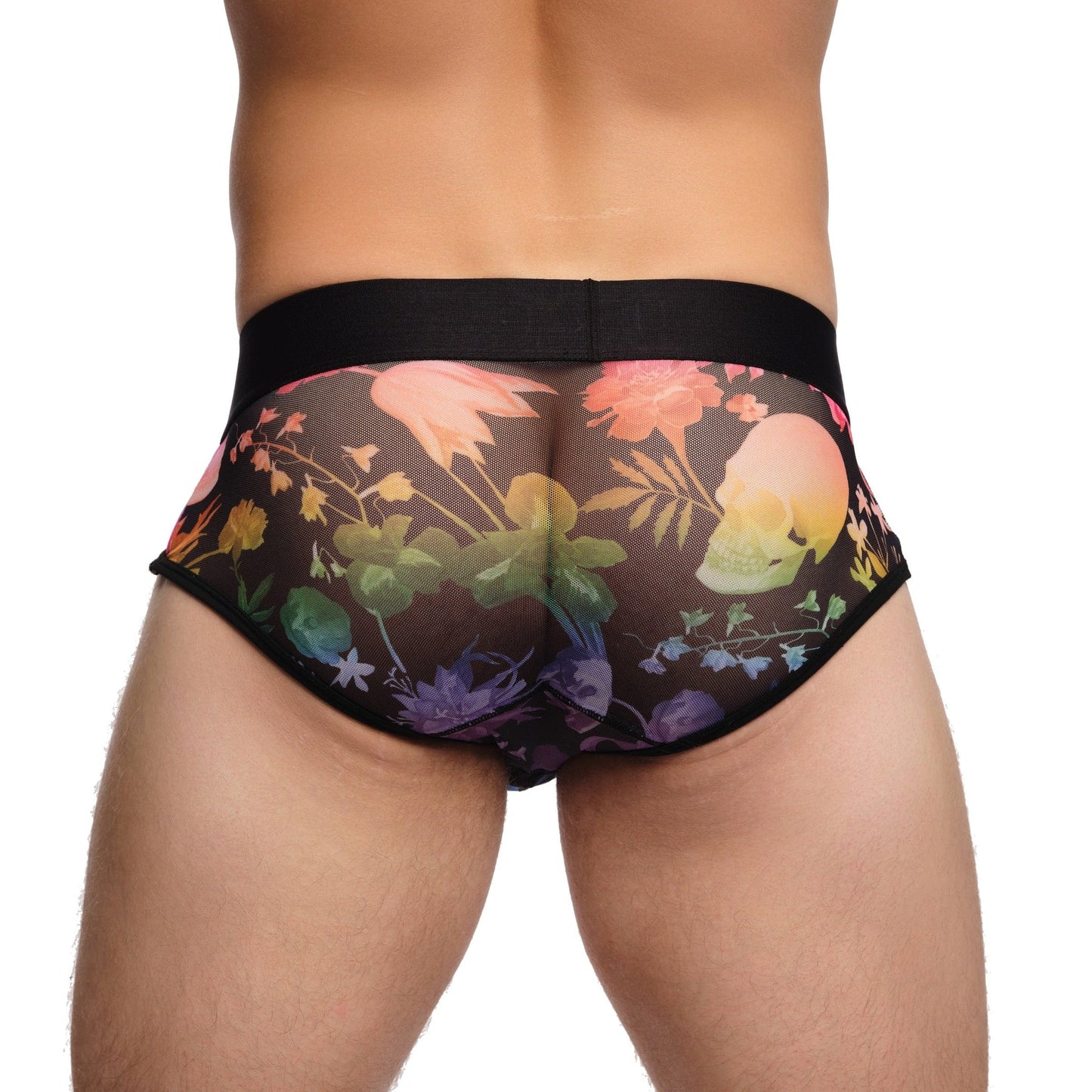 Skull & Bones Rainbow Dutch Floral Mesh Collection