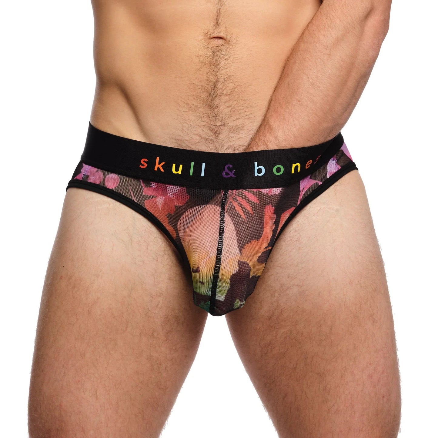 Skull & Bones Rainbow Dutch Floral Mesh Collection