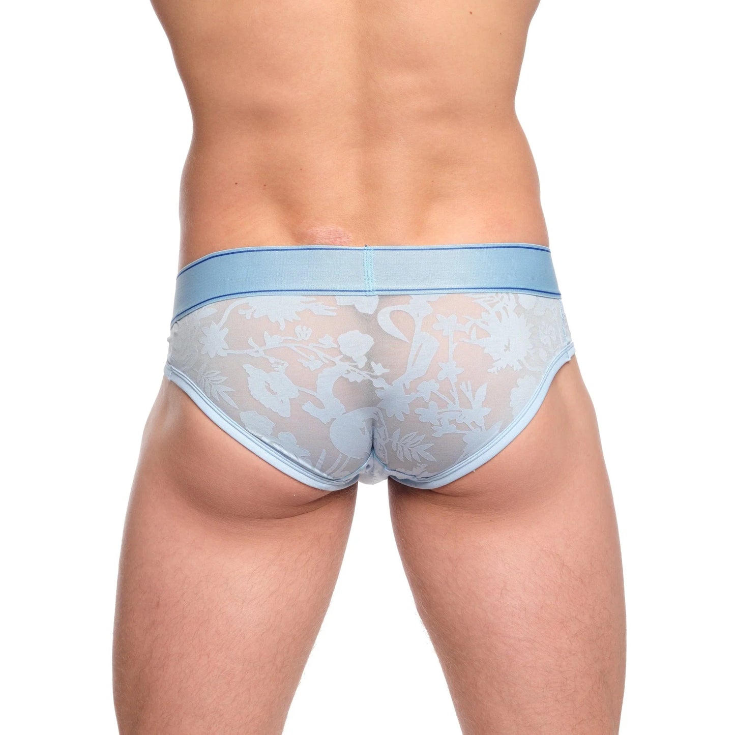 Skull & Bones Dutch Floral Burnout Sky Blue Collection