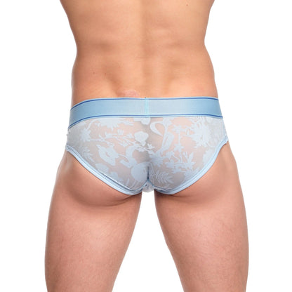 Skull & Bones Dutch Floral Burnout Sky Blue Collection