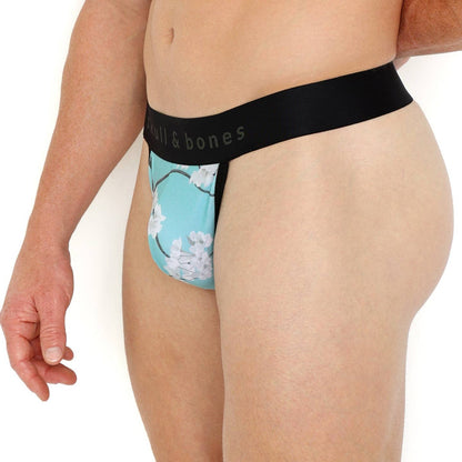 Skull & Bones Cherry Blossom Sky Thong