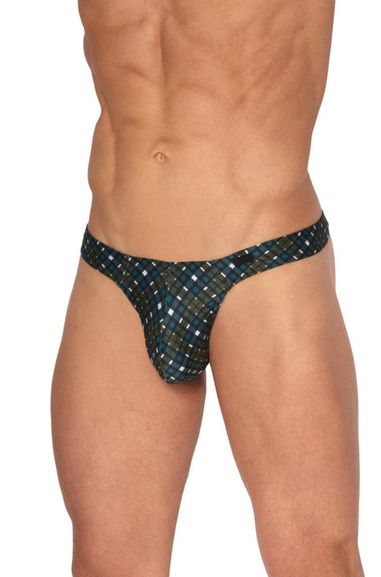Olaf Benz Green Check Mini String