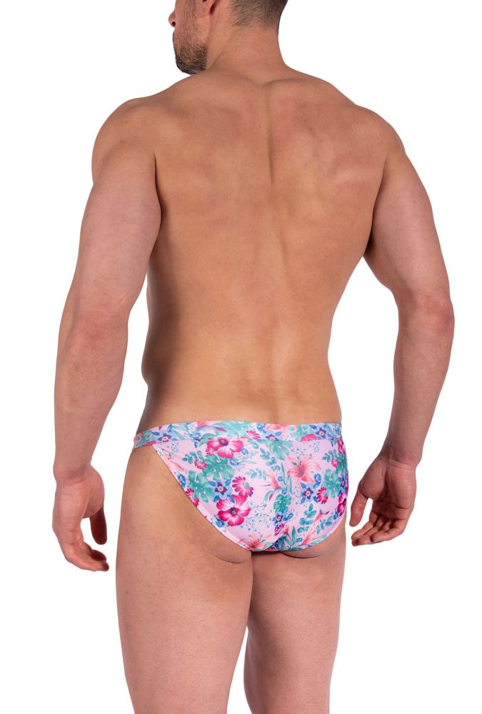 Manstore Pink Flower Swim Bikini Brief