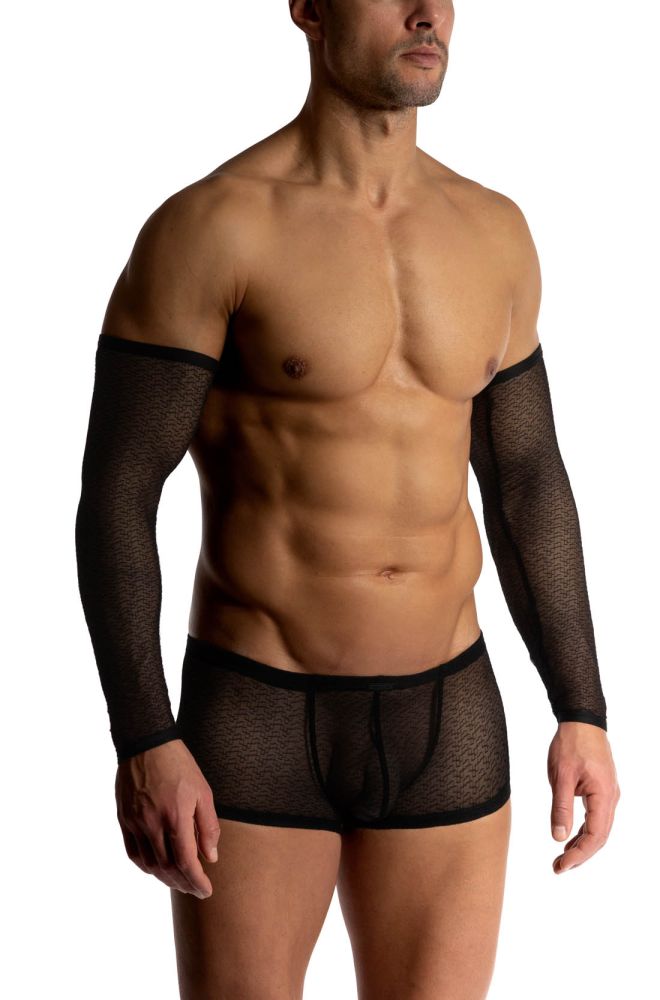 MANSTORE Black Graphic Lace Master Sleeves