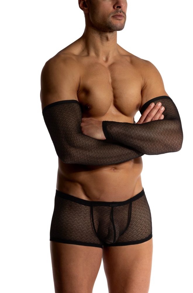 MANSTORE Black Graphic Lace Master Sleeves