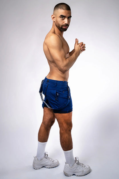 Tiger Horse Romey Throb Blue Denim Short