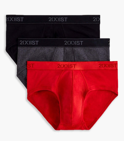 2(X)IST 3PCK Contour Pouch Mid Rise Briefs