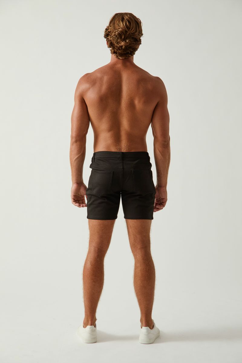 St33le Black 5" Stretch Knit Short