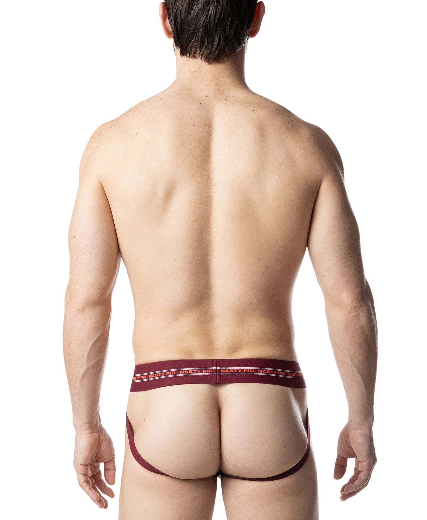 Nasty Pig Core Jock 3.0 Burgundy/Orange