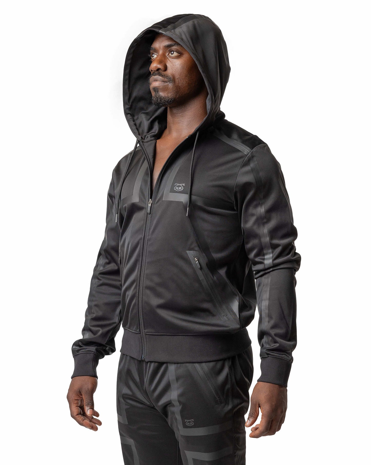 Nasty Pig Crew Hooded Track Jacket