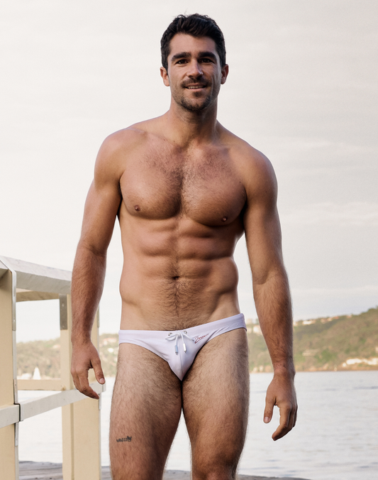 2eros V20 Signature White Swim Brief
