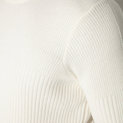 Code22 Ribbed Cream Sweater